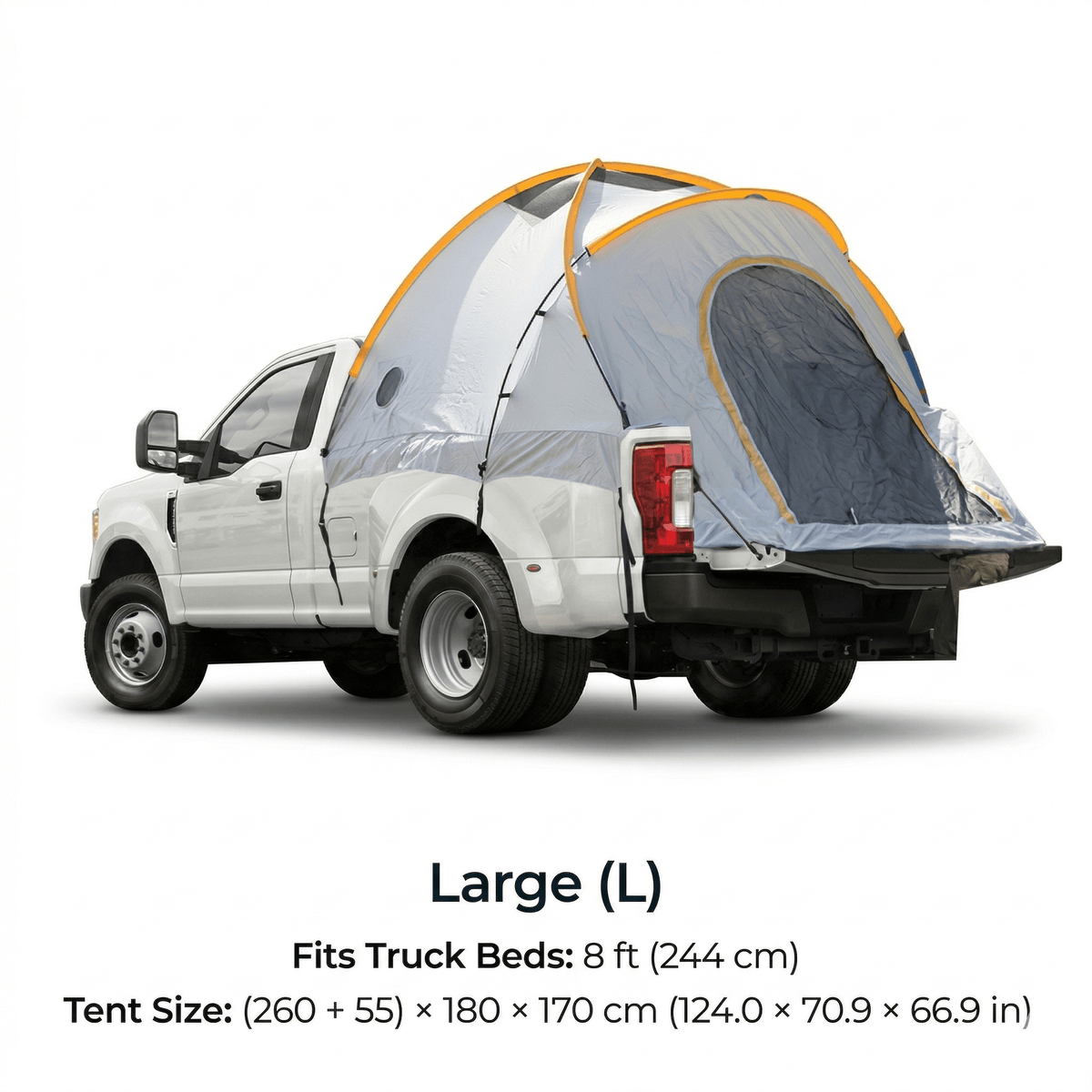 Pickup Truck Bed Tent with Rainfly – Waterproof Camping Shelter for 5.5–8 ft Beds | Traverseon