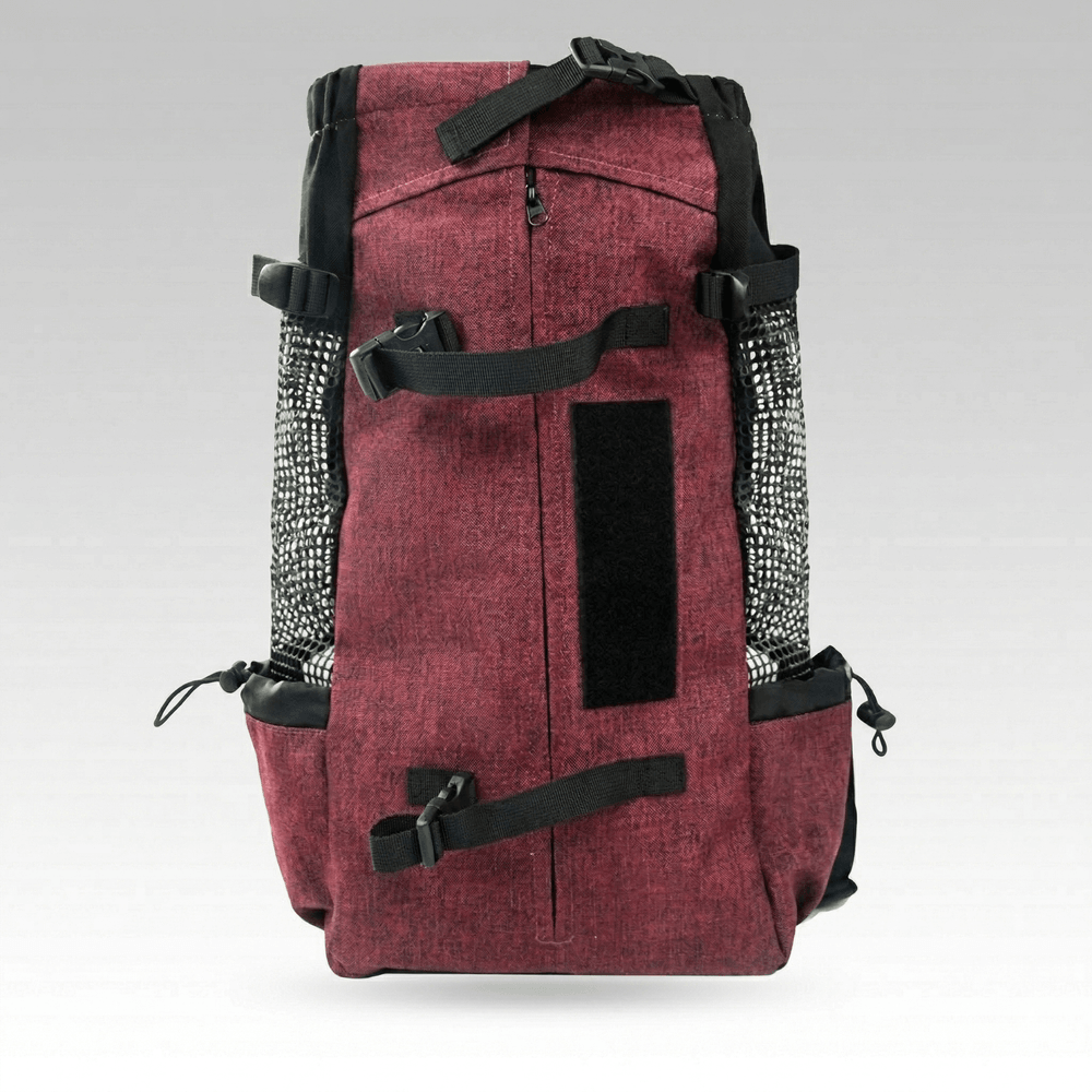 Heavy-Duty Pet Backpack Carrier (XS-L) - Escape-Proof Hiking Pack with Safety Whistle for Dogs & Cats up to 55 lbs | Traverseon