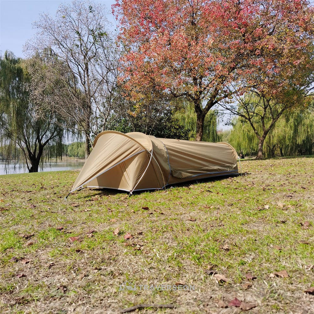 1 Person Backpacking Tent – 1 kg Ultralight Waterproof Bivy Tent | Traverseon