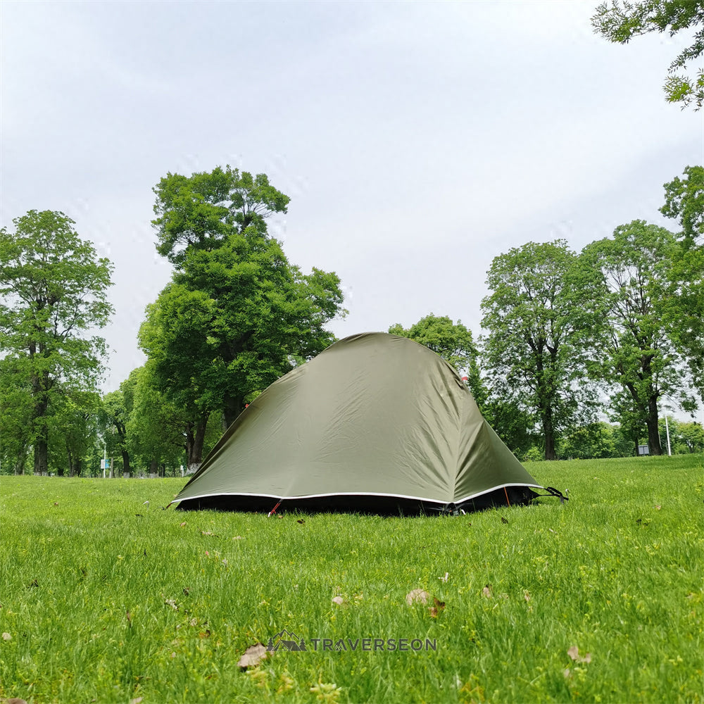 1 Person Backpacking Tent – PU3000 Waterproof Bivy Shelter | Traverseon