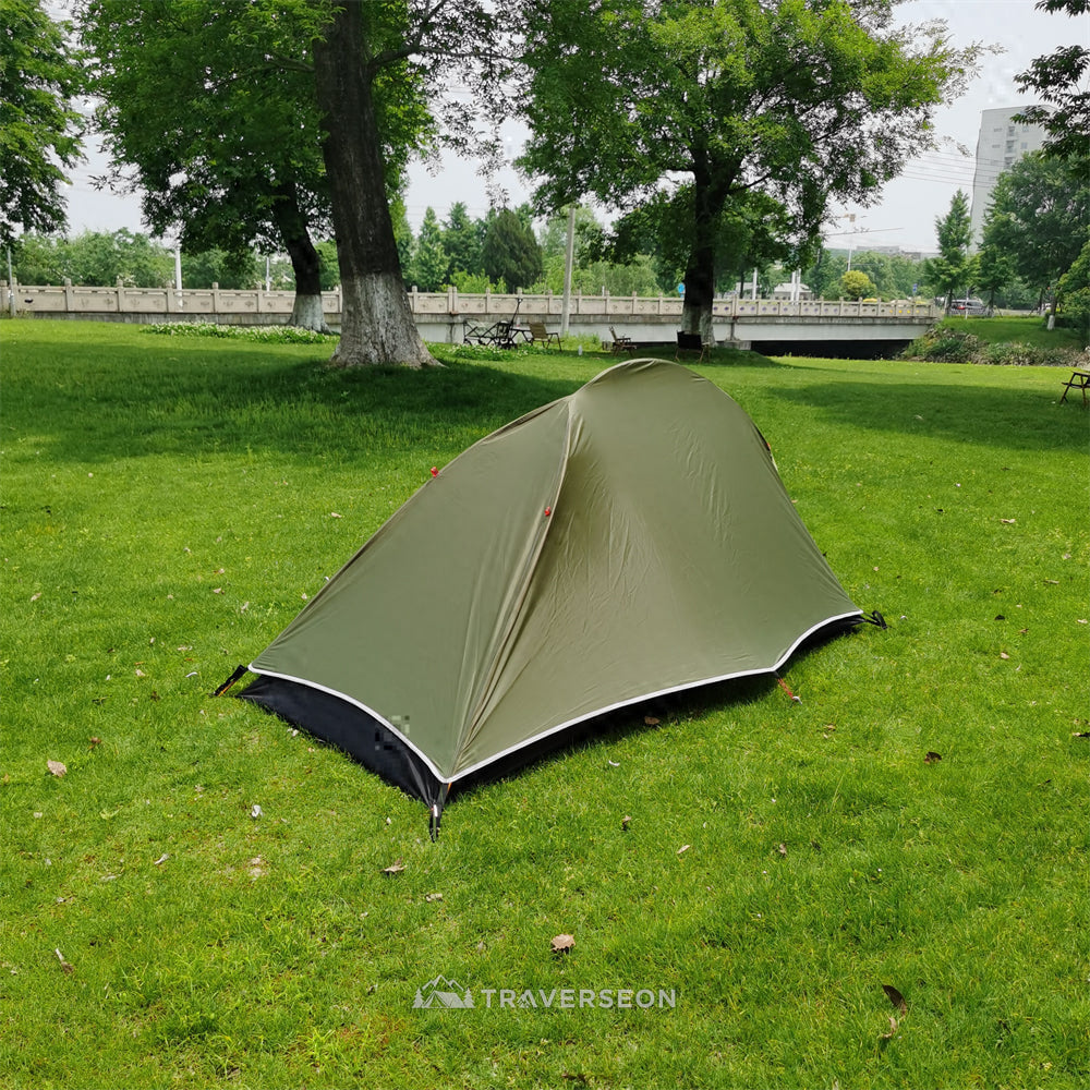 1 Person Backpacking Tent – PU3000 Waterproof Bivy Shelter | Traverseon