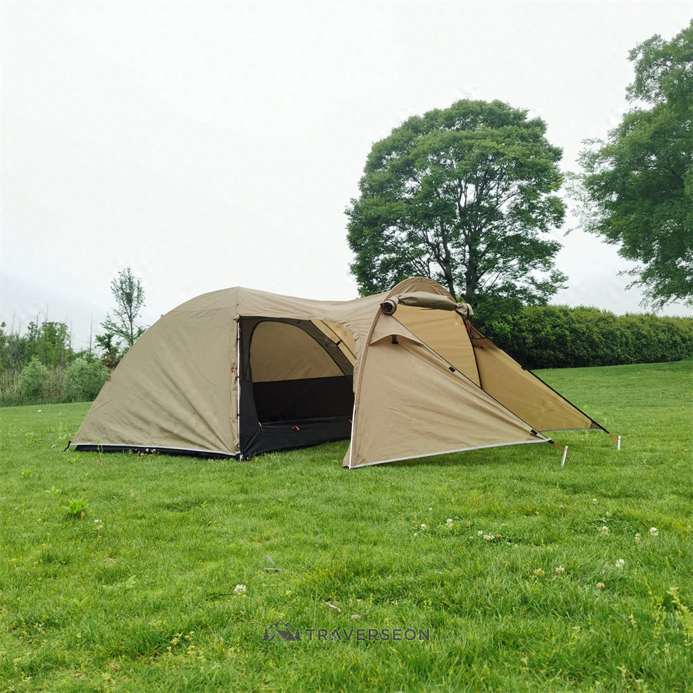 3-Person Camping Tent – Waterproof Lightweight Easy-Setup Canopy | Traverseon