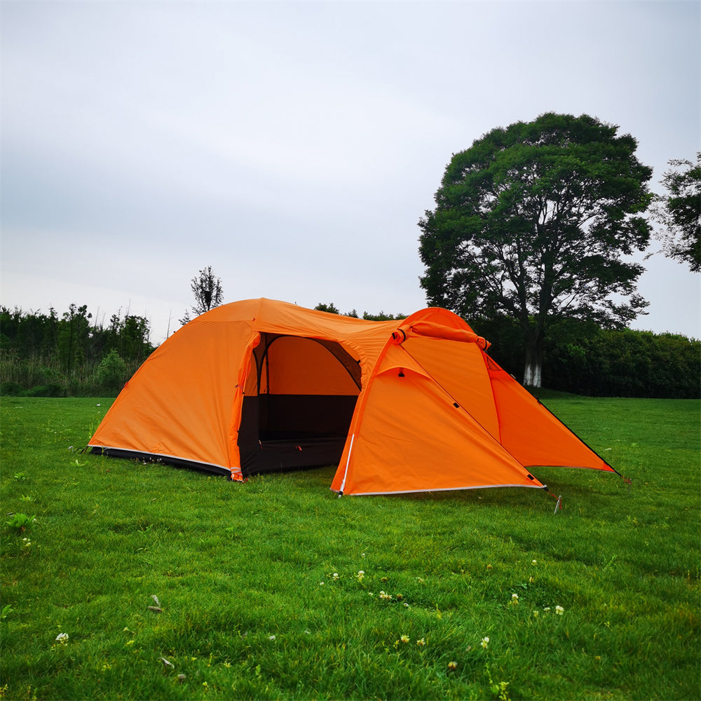 3-Person Double-Layer Camping Tent – Waterproof & Lightweight Family Shelter