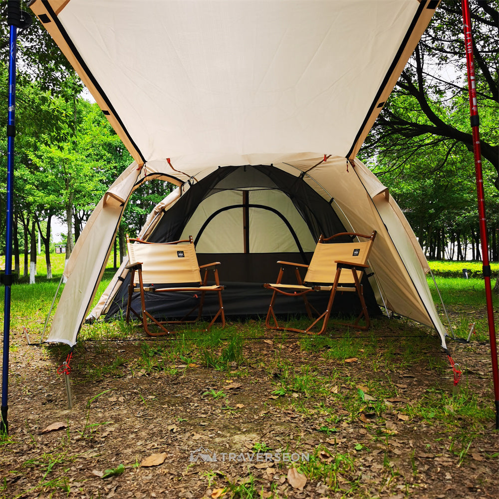 3-Person Camping Tent – Waterproof Lightweight Easy-Setup Canopy | Traverseon
