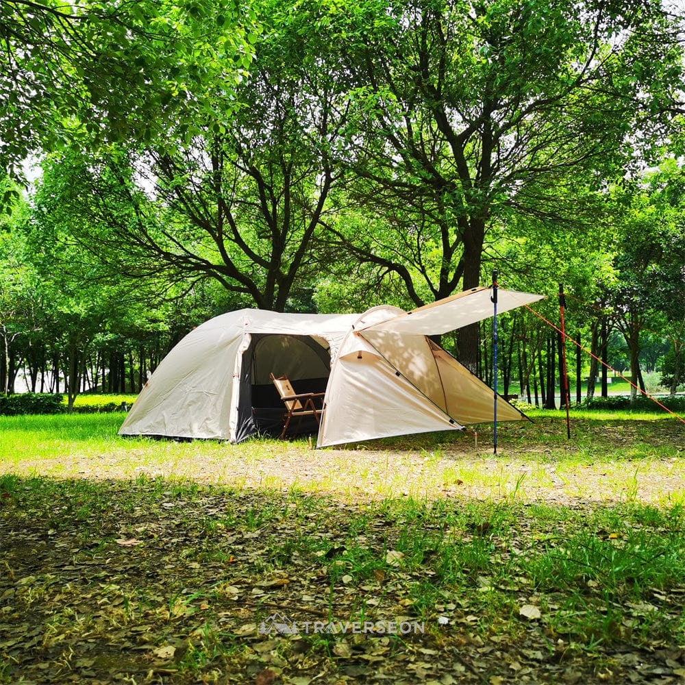 3-Person Camping Tent – Waterproof Lightweight Easy-Setup Canopy | Traverseon