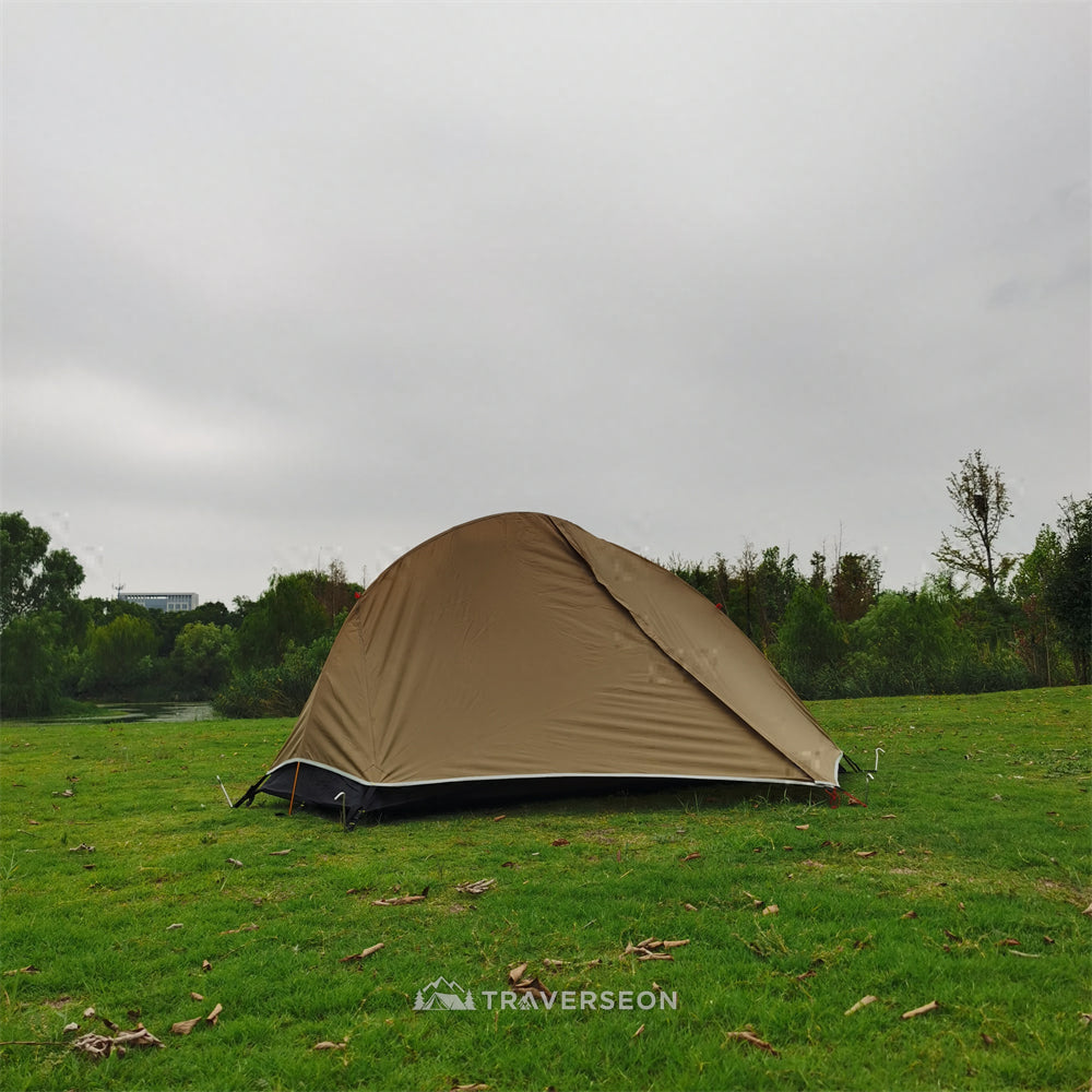 1 Person Backpacking Tent – PU3000 Waterproof Bivy Shelter | Traverseon