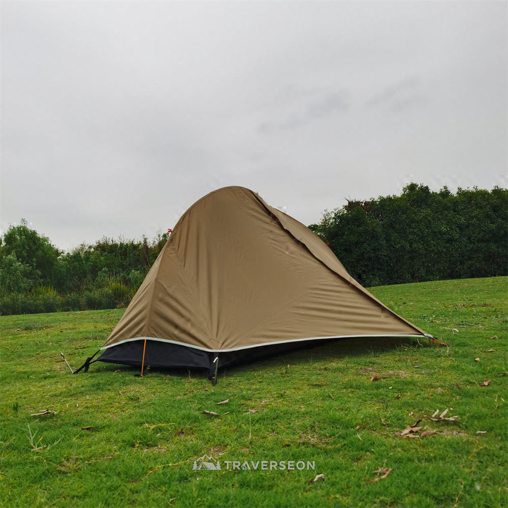 1 Person Backpacking Tent – PU3000 Waterproof Bivy Shelter | Traverseon