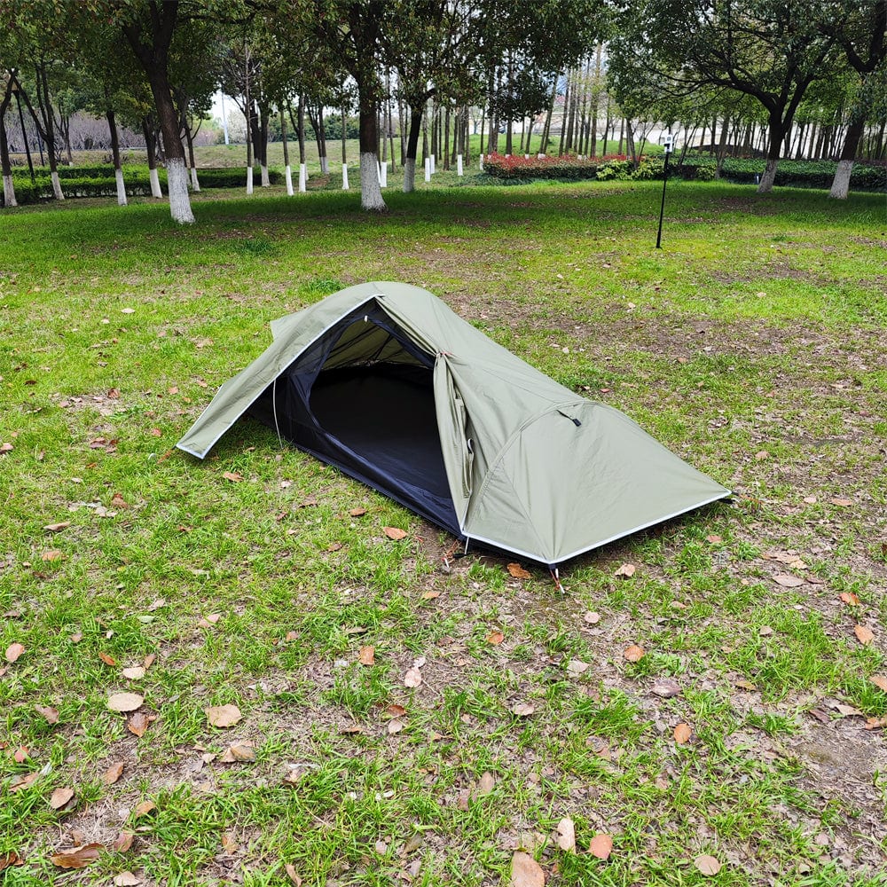 Ultralight 1P Backpacking Tent — 1.35 kg, Stealth Design, 4-Season Universal, Wind and Rainproof