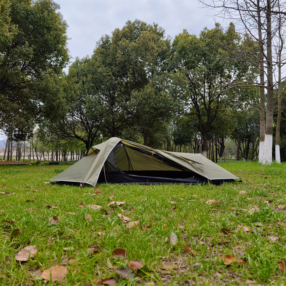 Ultralight 1P Backpacking Tent — 1.35 kg, Stealth Design, 4-Season Universal, Wind and Rainproof