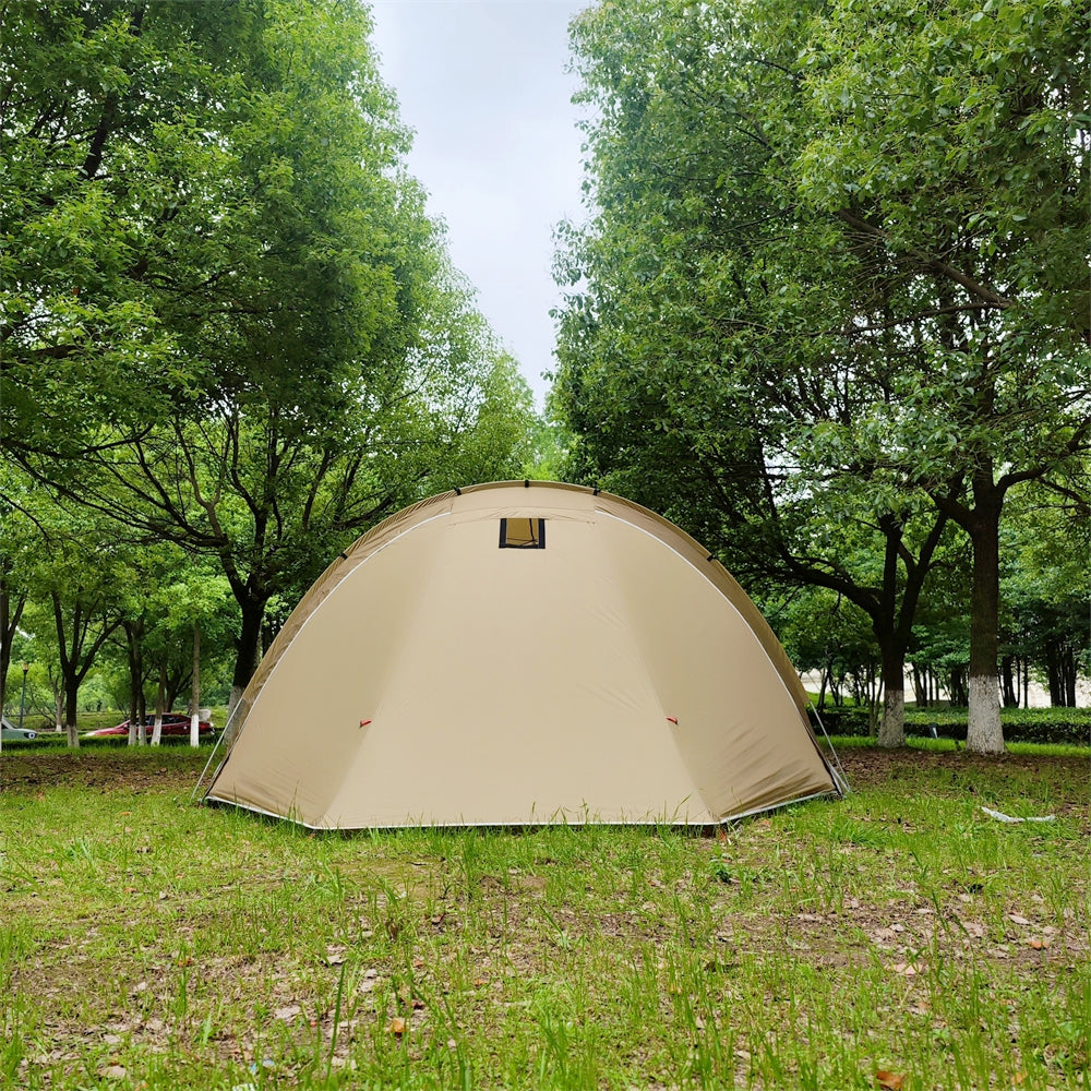 Frontier Tunnel Tent 6P β All-Season Family Shelter with Awning Extension