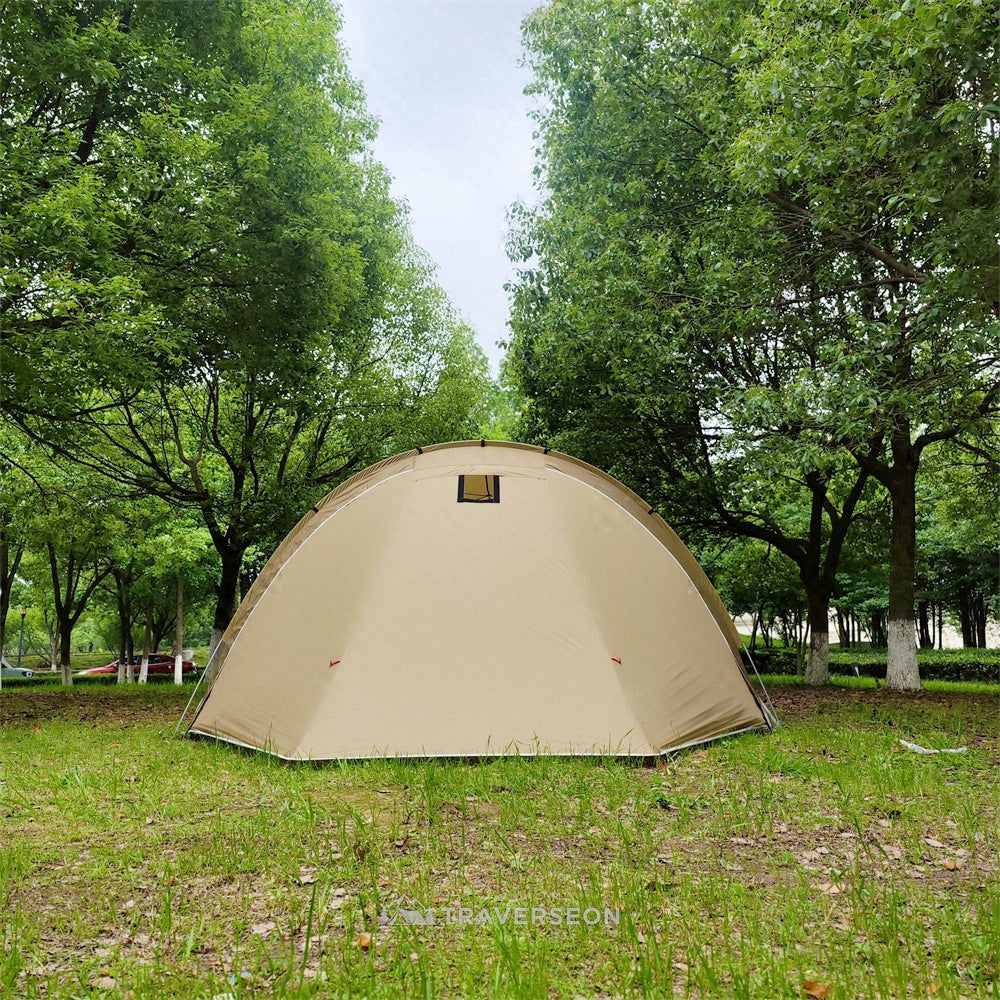 6-Person 4-Season Hot Tent with Awning | Traverseon