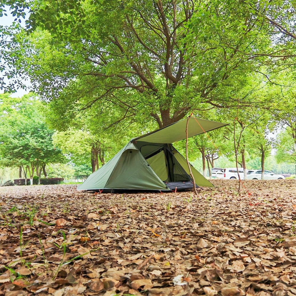 TrailDuo 2P Tunnel Tent – 4.3 lb Ultralight Double-Layer Shelter for Hiking & Backpacking | Traverseon