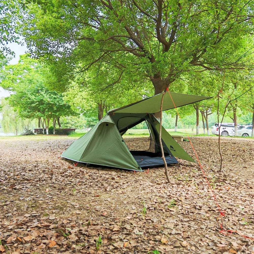 TrailDuo 2P Tunnel Tent – 4.3 lb Ultralight Double-Layer Shelter for Hiking & Backpacking | Traverseon