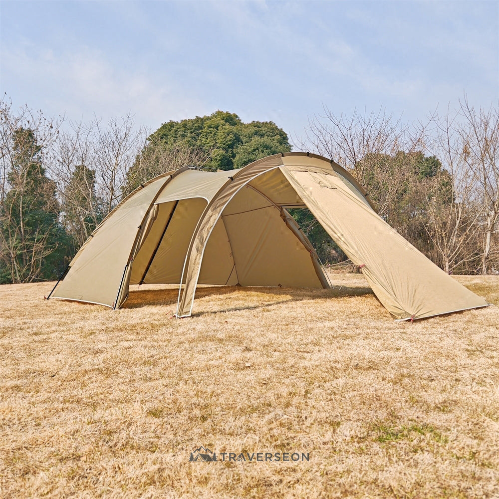6-Person 4-Season Hot Tent with Awning | Traverseon