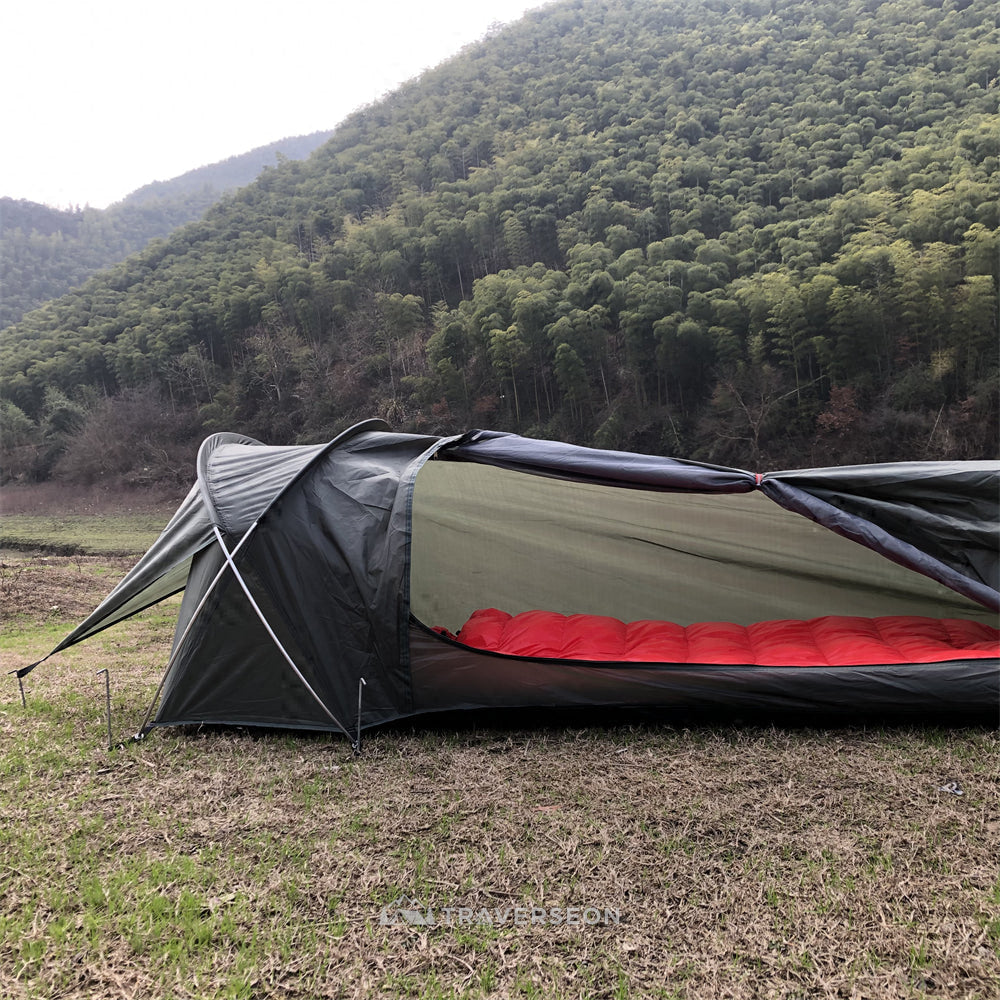 1 Person Backpacking Tent – 1 kg Ultralight Waterproof Bivy Tent | Traverseon