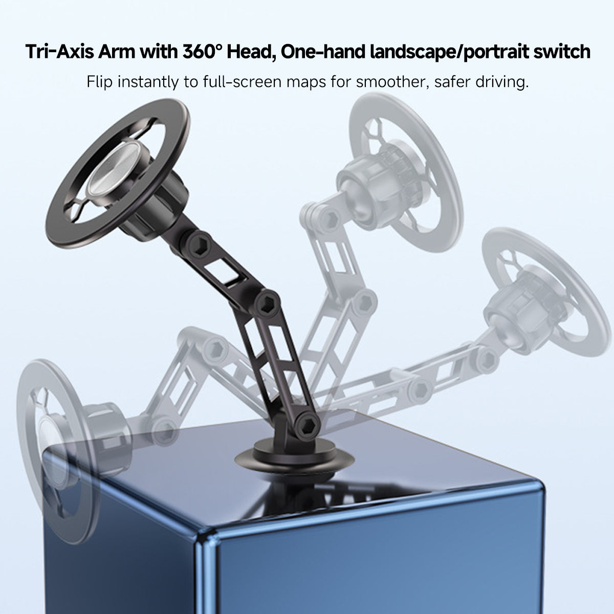 Fold-Away N52 Magnetic Car Mount β Secure Hold for Rough Roads | Traverseon