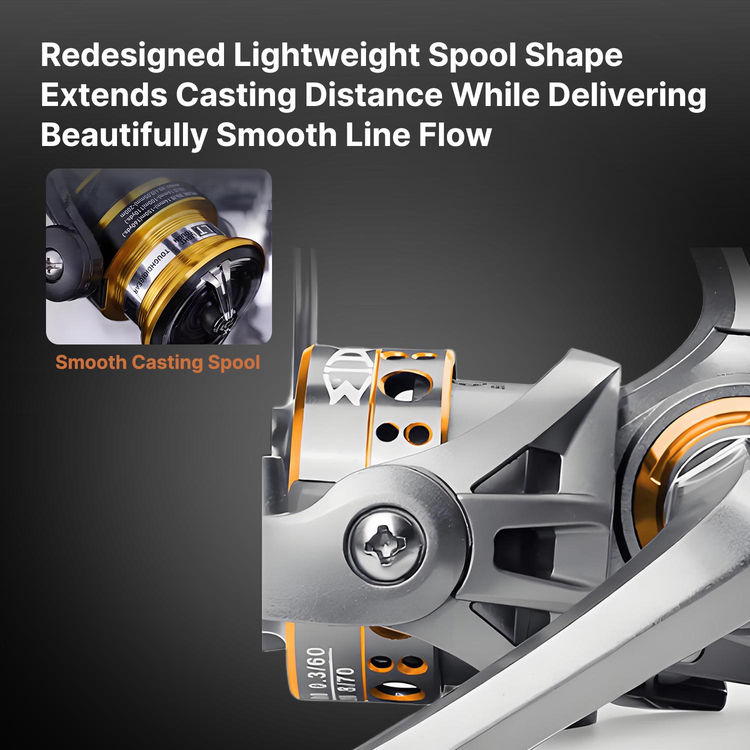 High-Precision Compact Spinning Mini Reel