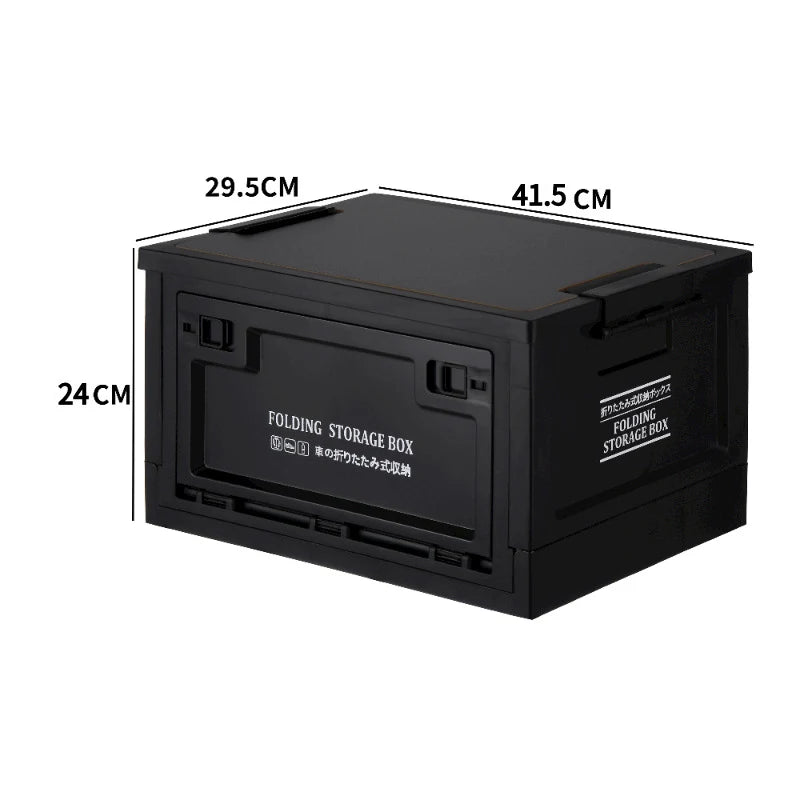 Traversen Folding Storage Crate with Wood Lid