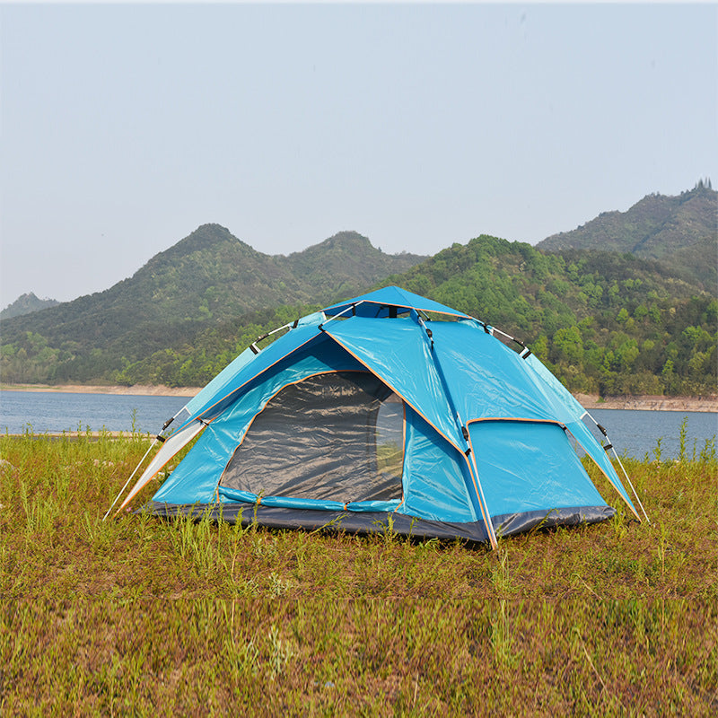 2 Person Pop Up Camping Tent – 3s Setup Double Layer Waterproof UV Protection for Hiking Beach Backpacking | Traverseon