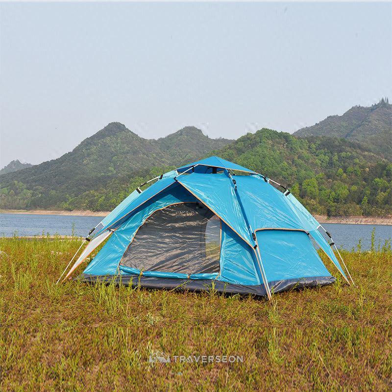2 Person Instant Pop Up Camping Tent – 3s Setup, Double Layer | Traverseon