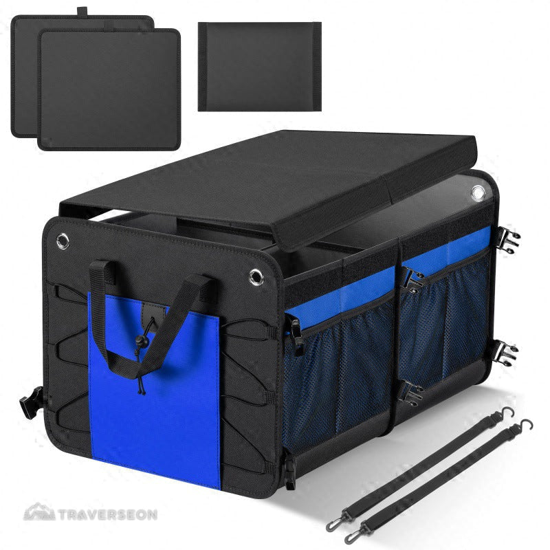60L Car Trunk Organizer – Collapsible Waterproof Storage for SUVs | Traverseon