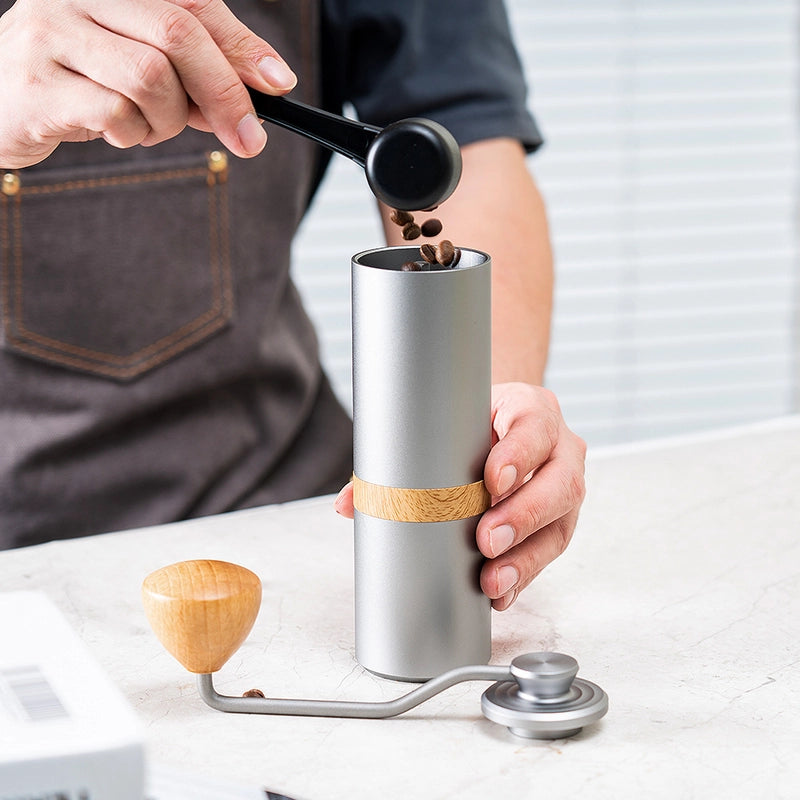 Traverseon Dual-Bearing Precision Portable Coffee Grinder