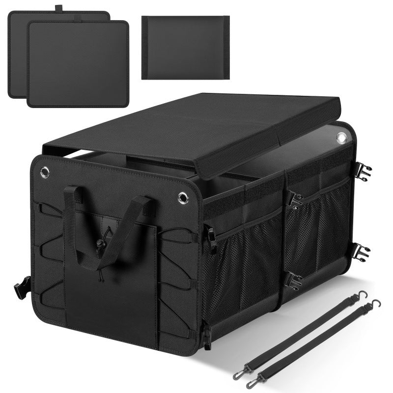 60L Car Trunk Organizer – Foldable, Waterproof Storage for SUV/Camping | Traverseon