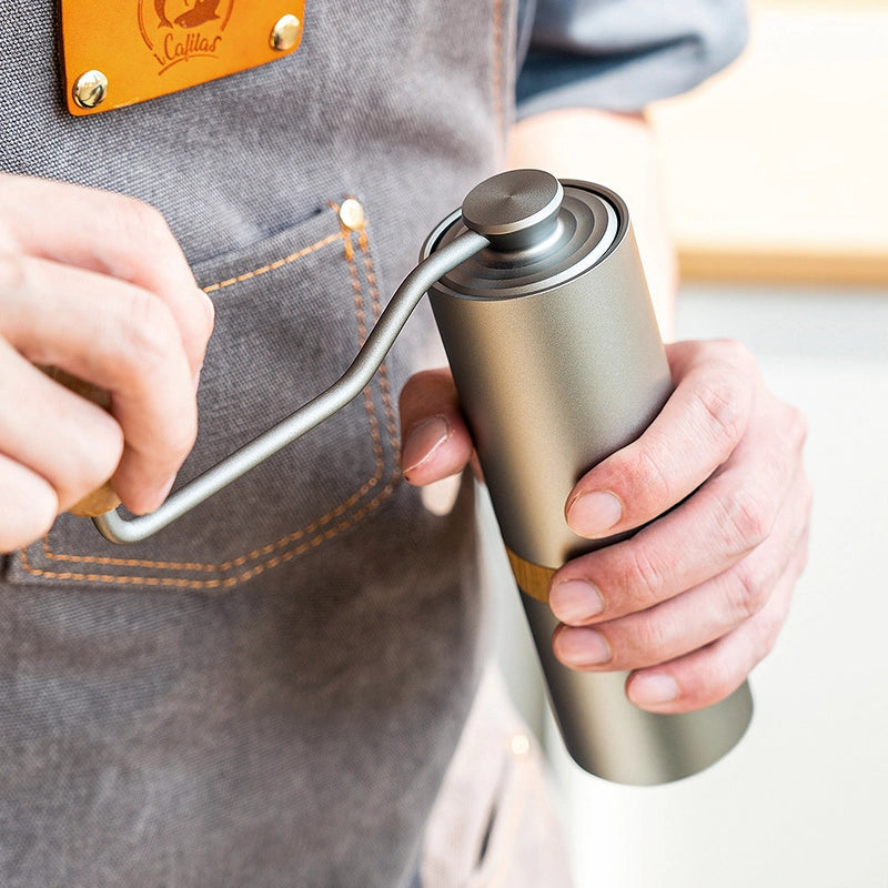 Traverseon Dual-Bearing Precision Portable Coffee Grinder