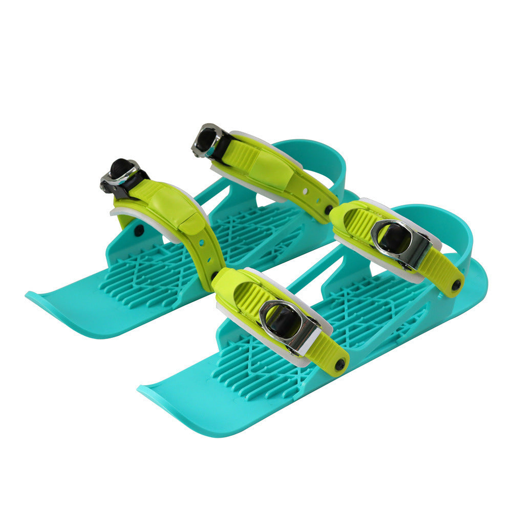 Ski Snow Skates – Mini Short Adjustable Bindings Adult Kids Portable Snow Skiing | Traverseon