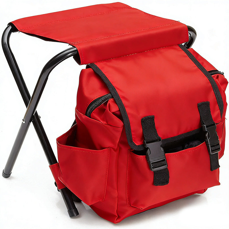 Backpack Folding Chair – 2-in-1 Portable Seat with Storage, Lightweight Camping Stool | Traverseon