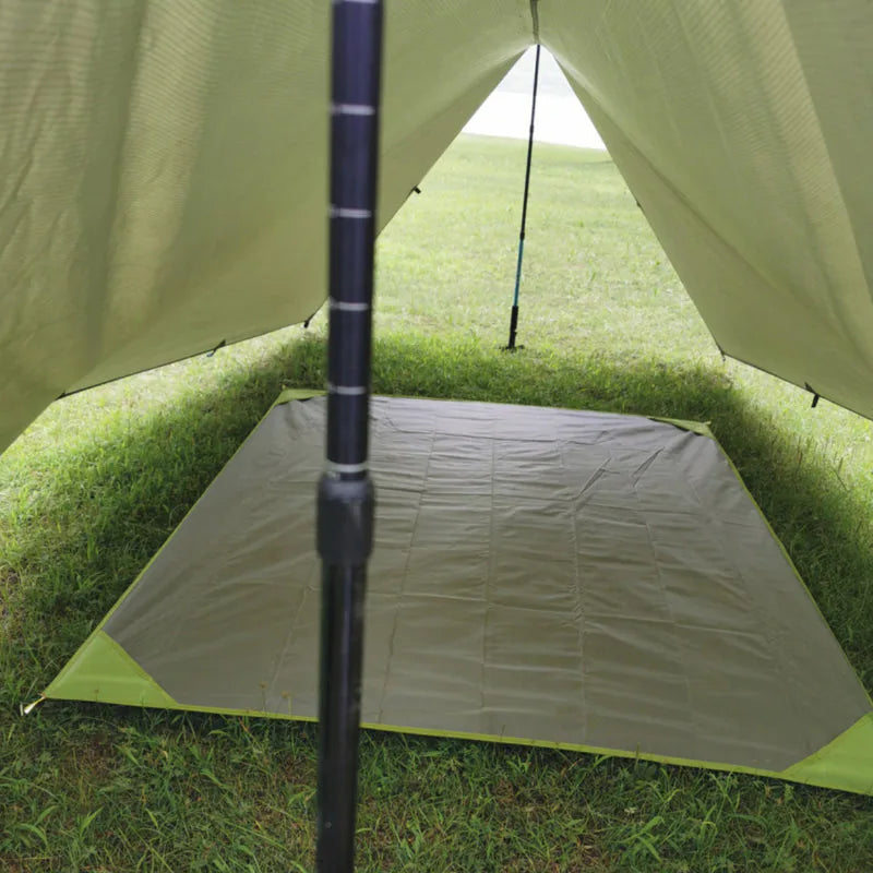Traverseon 4×3m Camping Tarp, PU3000 Waterproof Ripstop Shelter with 18 Reinforced Anchor Points