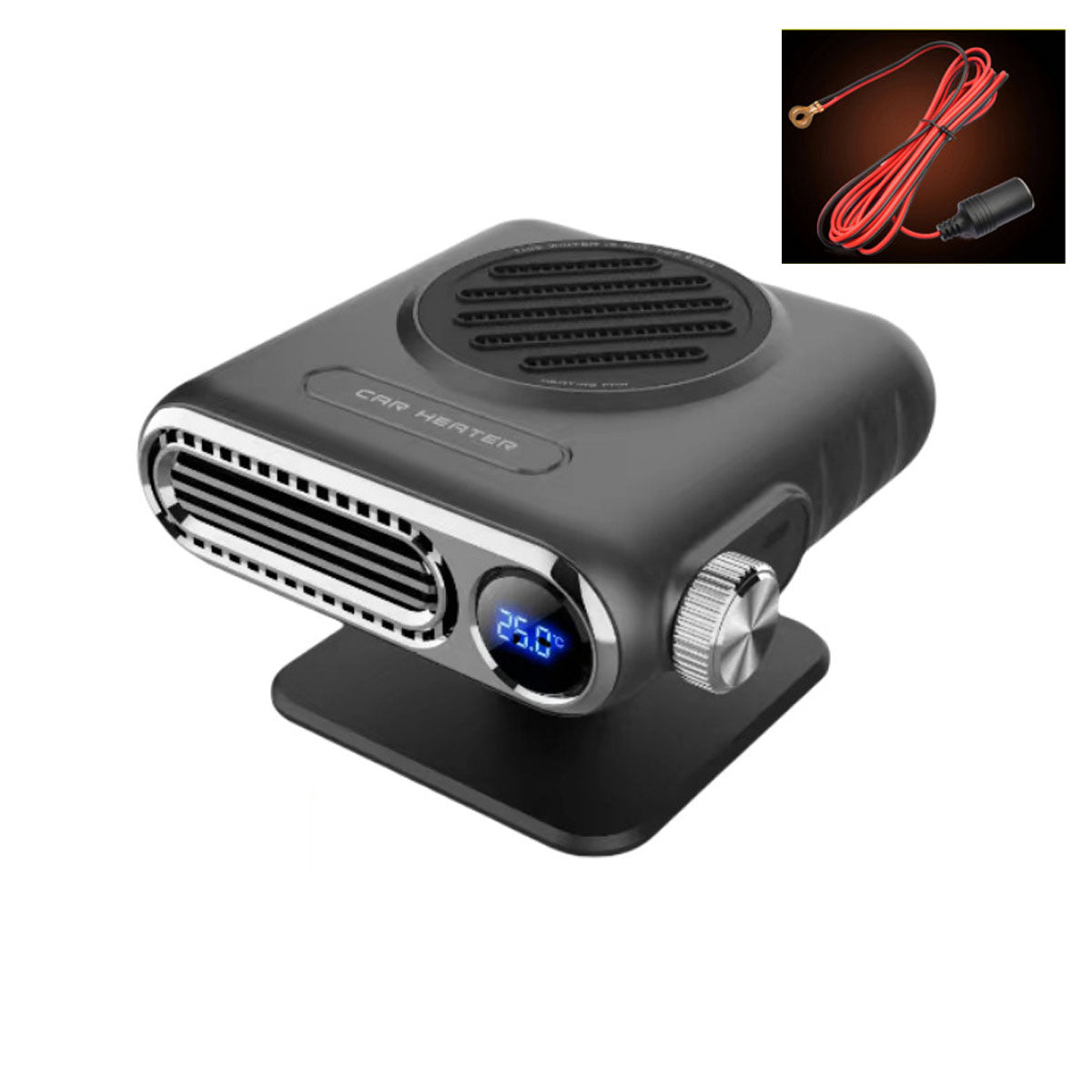 24V truck car heater with safety power extension cable for heavy duty vehicles