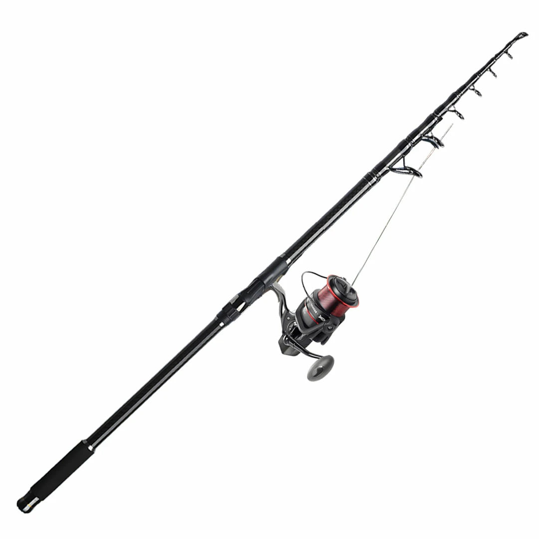 Saltwater Spinning Fishing Rod – 10kg Drag, Compact Carbon Fiber | Traverseon