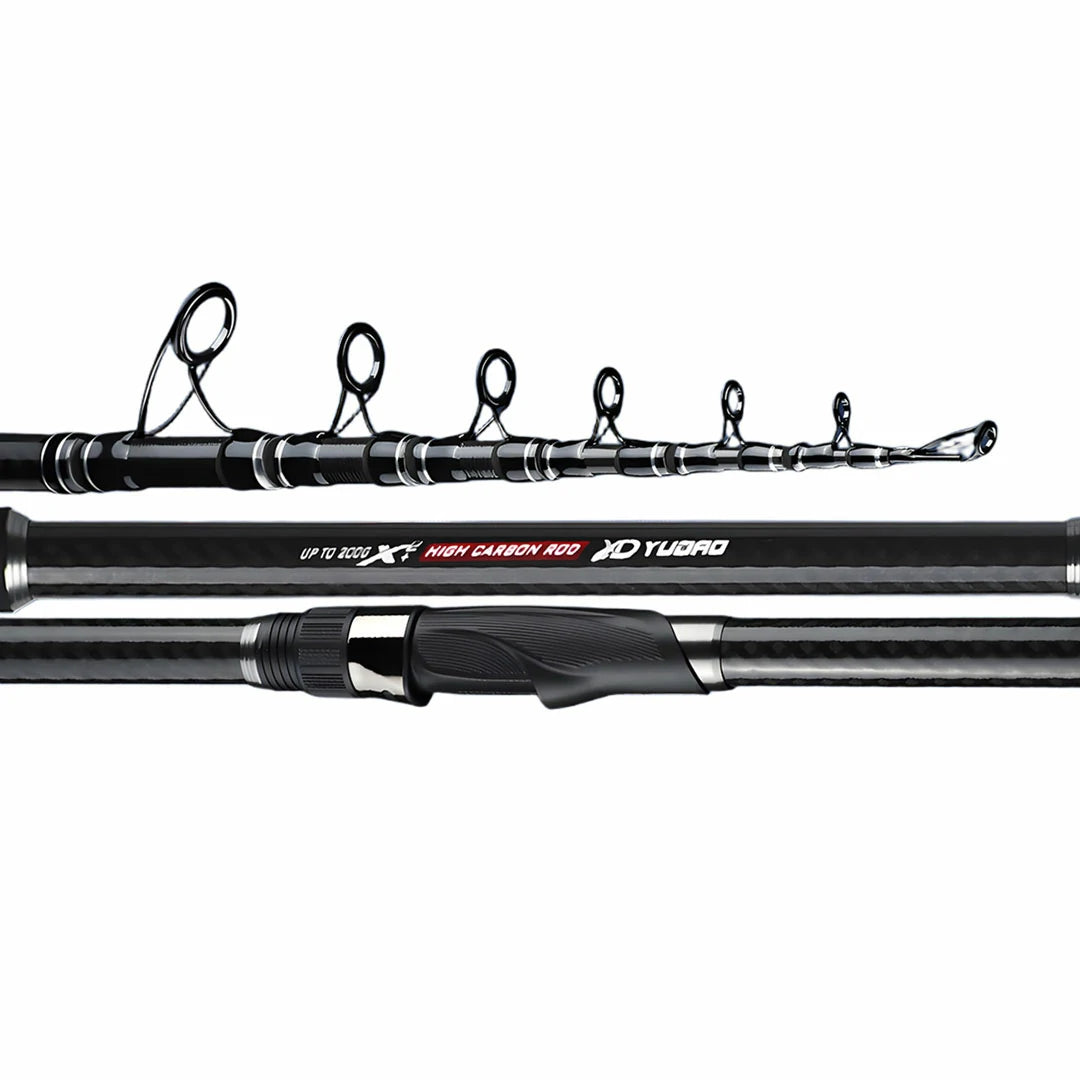 Saltwater Spinning Fishing Rod – 10kg Drag, Compact Carbon Fiber | Traverseon