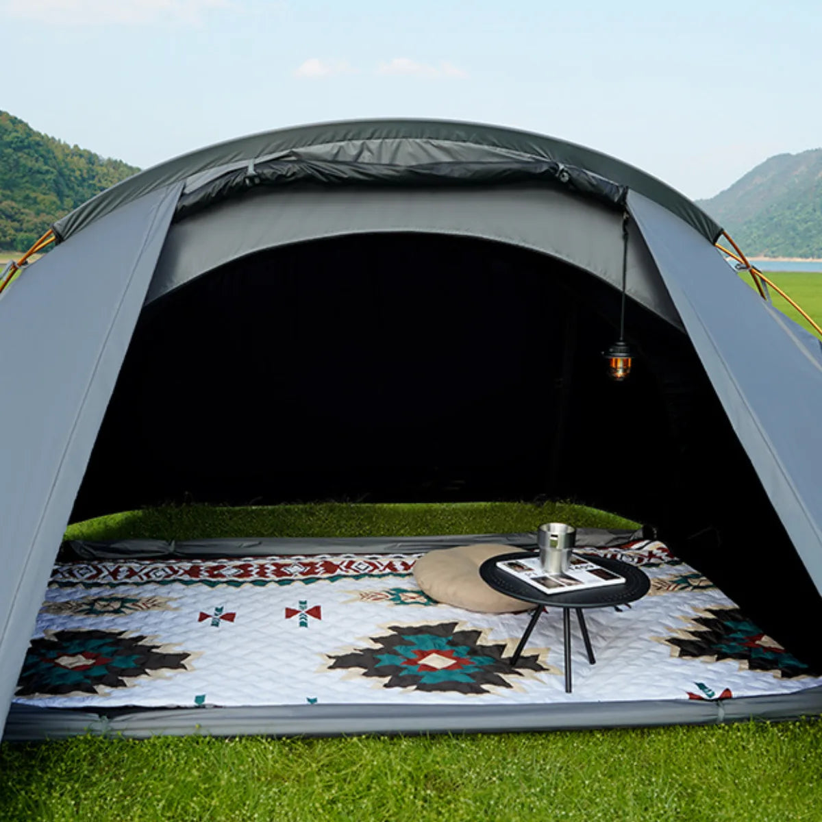 Outdoor 2-Person Aluminum Pole Tent – Waterproof, UV-Resistant, Breathable & Mosquito-Proof