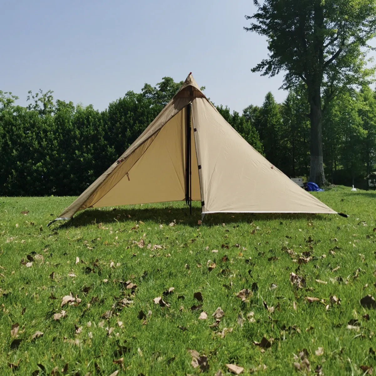 Ultralight Pyramid Tent β 1-2P Trekking Pole Setup|Traverseon