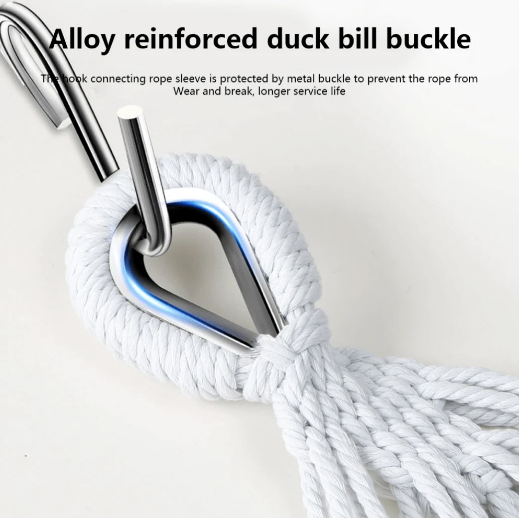 Traverseon Classic Canvas Anti-Rollover Hammock