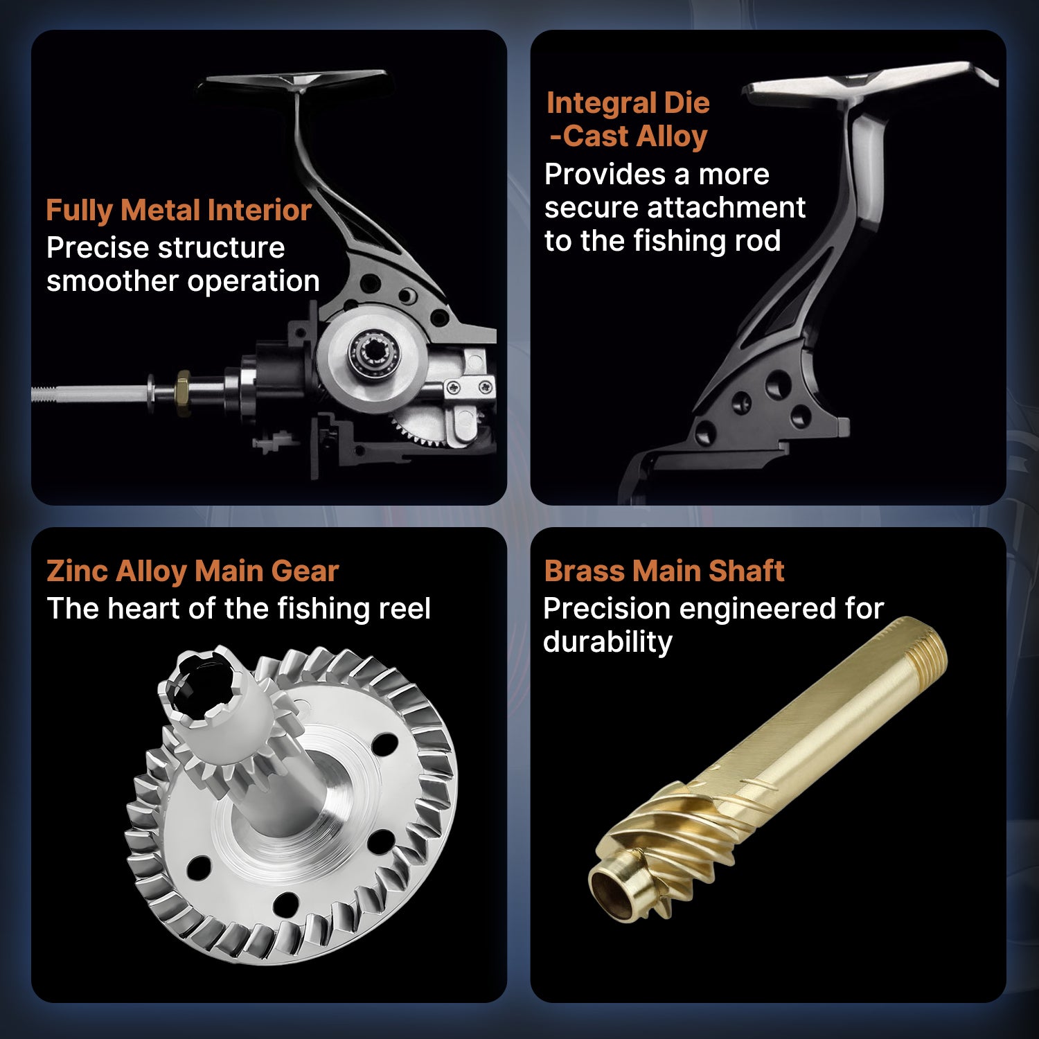 22lb Drag Power, Ultra-Smooth Spinning Rod Reel