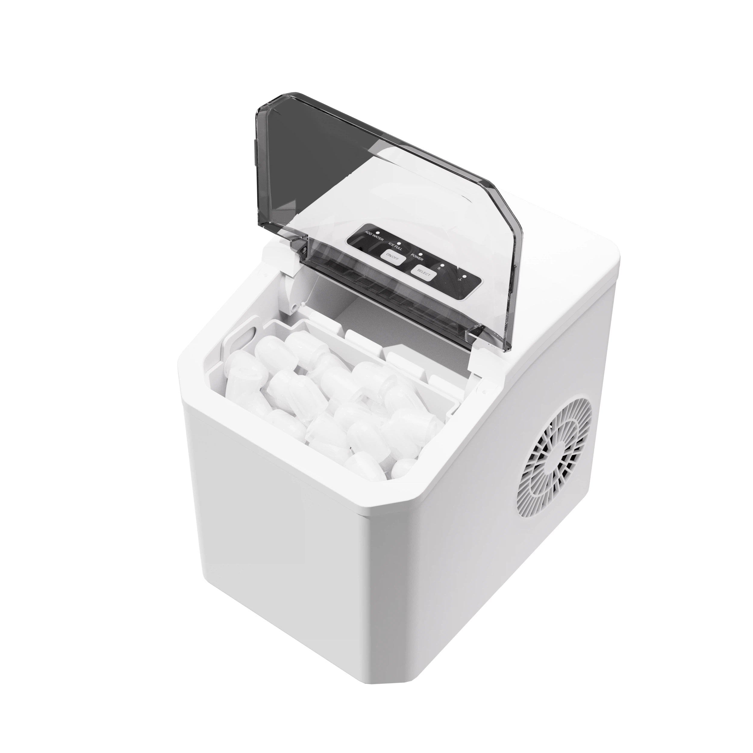 Countertop Ice Maker 6min Fast Ice - Dual Size Ice Auto Clean Portable | Traverseon