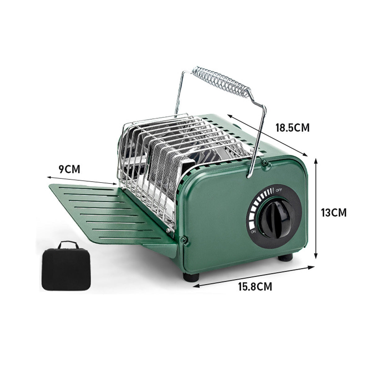 1200W Portable Butane Camping Heater & Warmer
