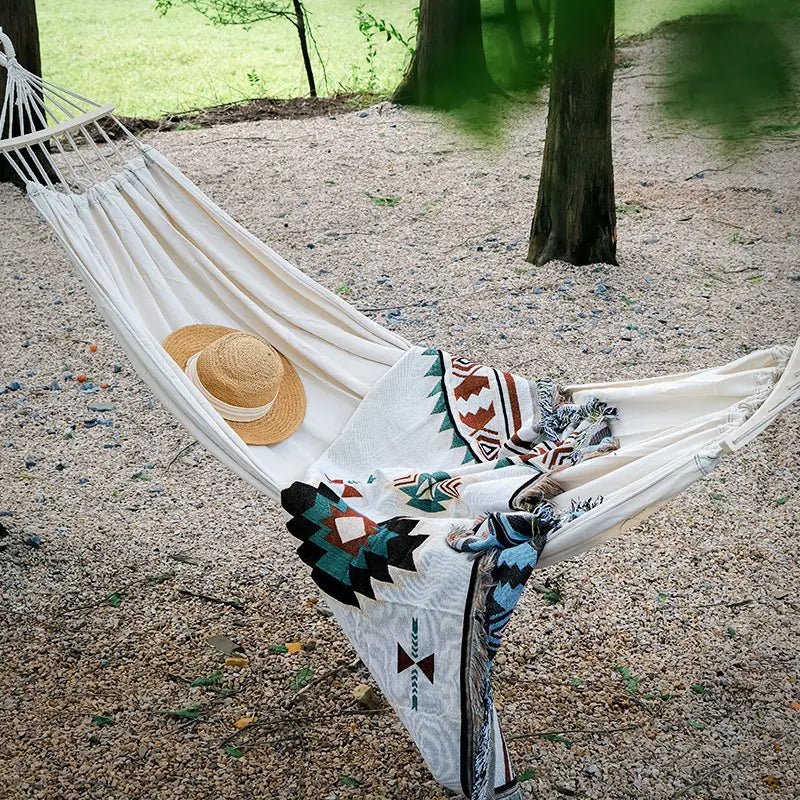 Traverseon Classic Canvas Anti-Rollover Hammock