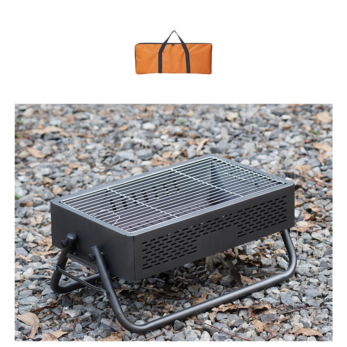 Portable Smokeless BBQ Grill – Foldable 27cm Wide for 5+ People | Traverseon
