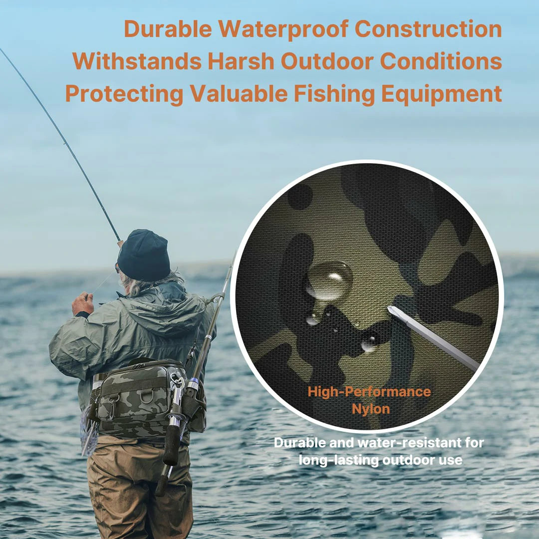 Versatile and Waterproof Fishing Backpack