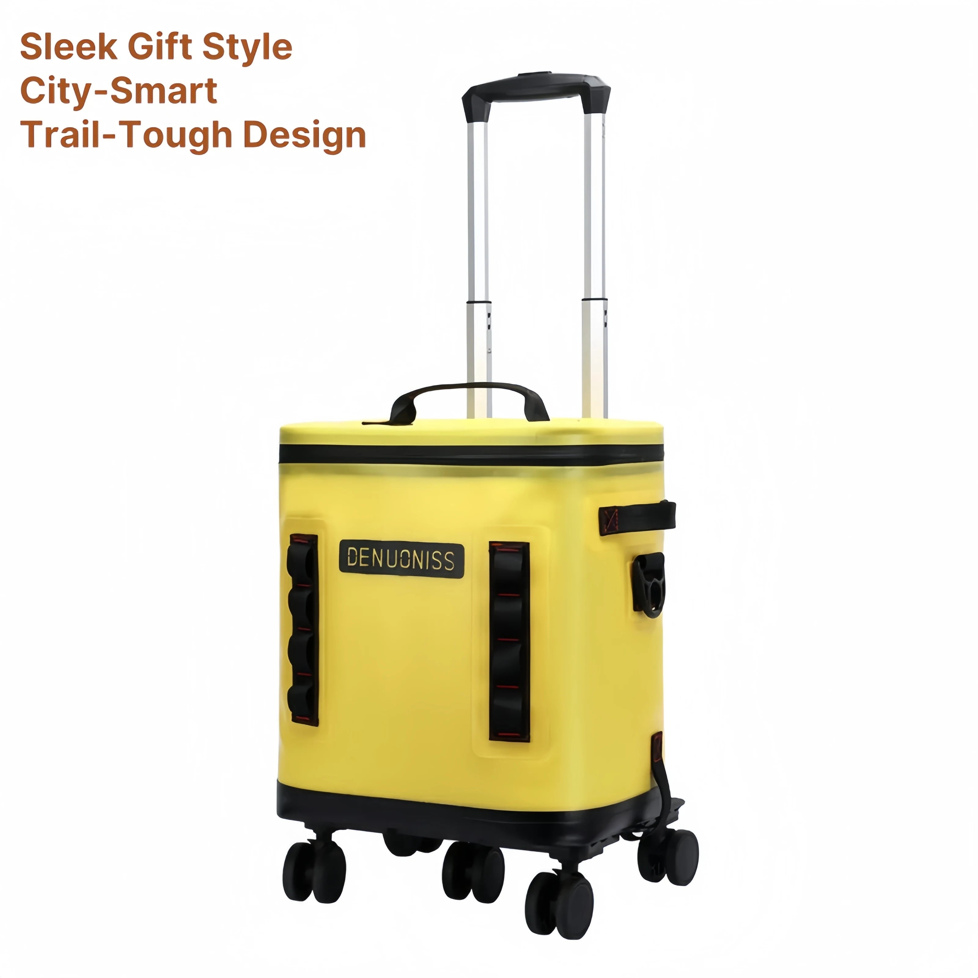 Traverseon ChillCore™ Rolling Cooler Box With Detachable Trolley