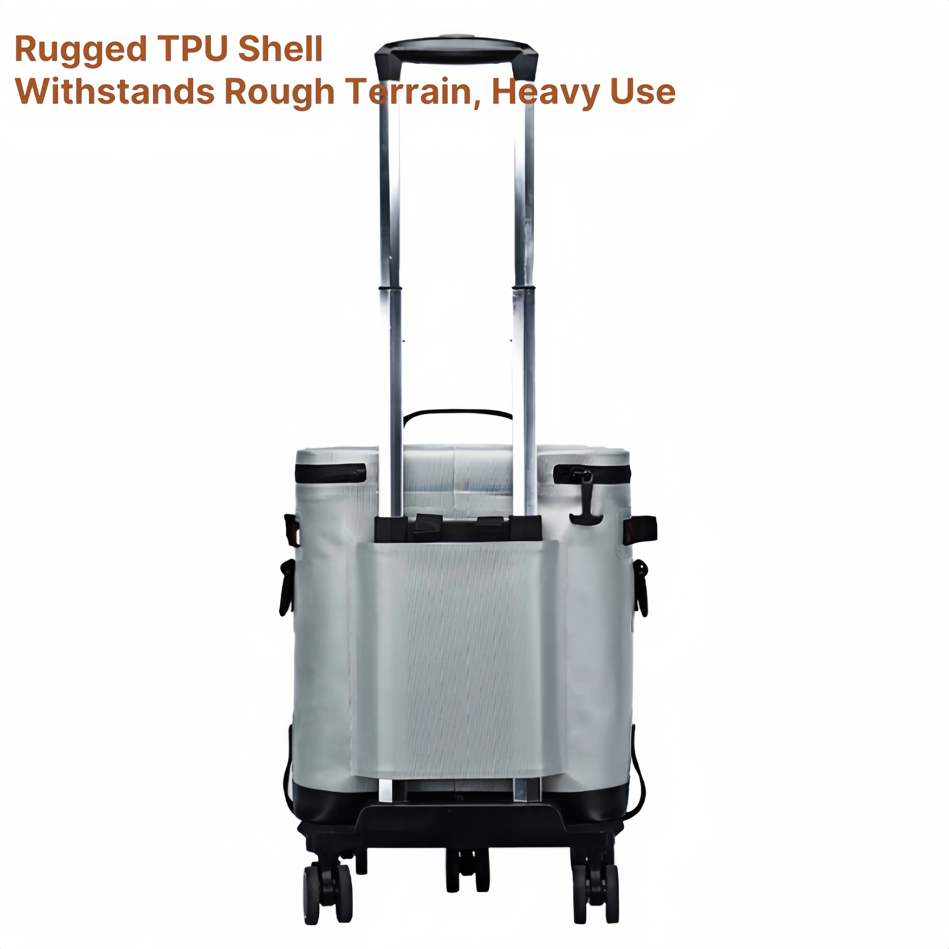 Traverseon ChillCore™ Rolling Cooler Box With Detachable Trolley