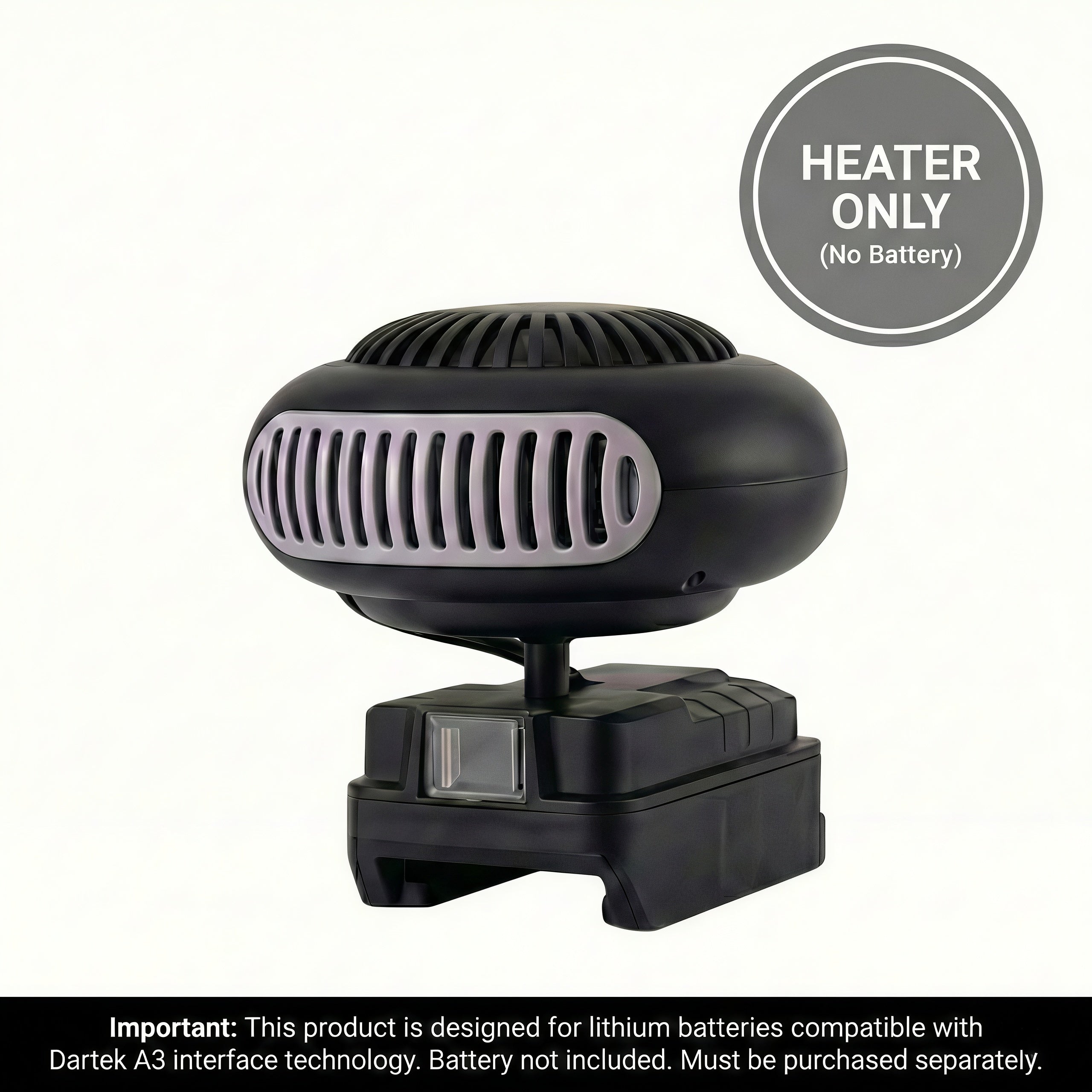 Portable Cordless Car Heater – 3-Second Heat, Rechargeable Lithium Power, Indoor/Outdoor Use | Traverseon