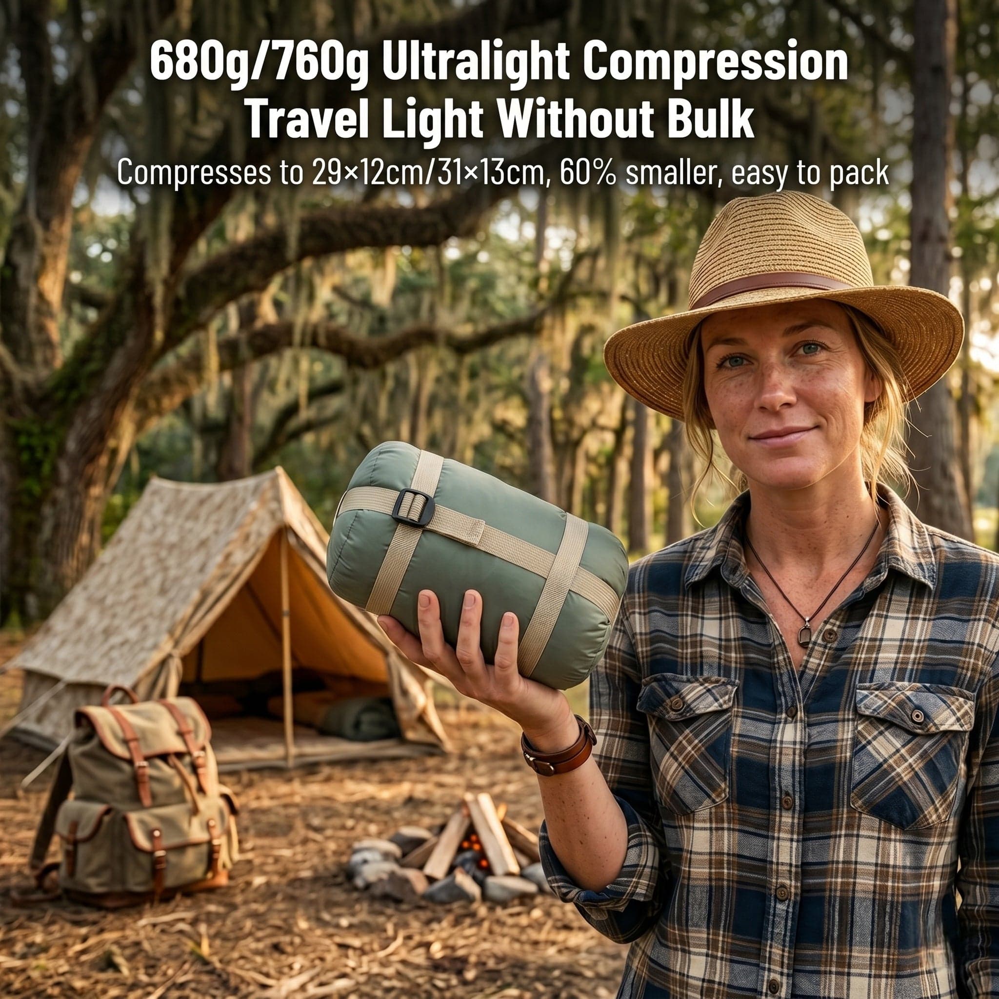 Traverseon 1P All-Season Ultralight Washable Envelope Sleeping Bag