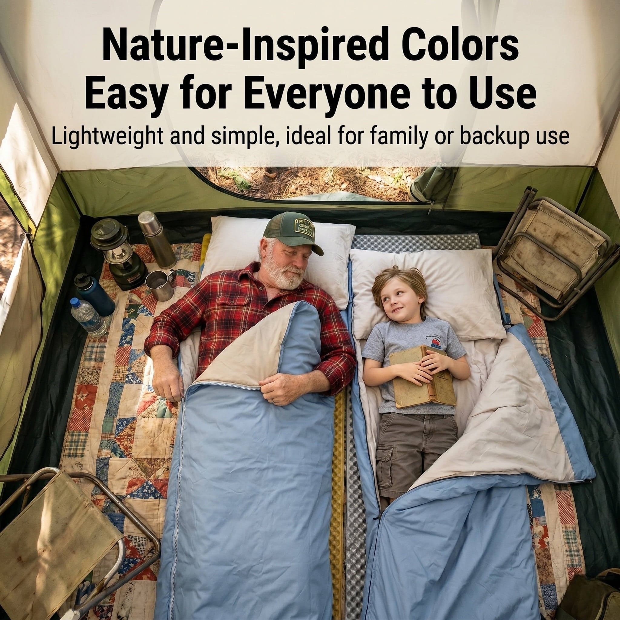 Traverseon 1P All-Season Ultralight Washable Envelope Sleeping Bag