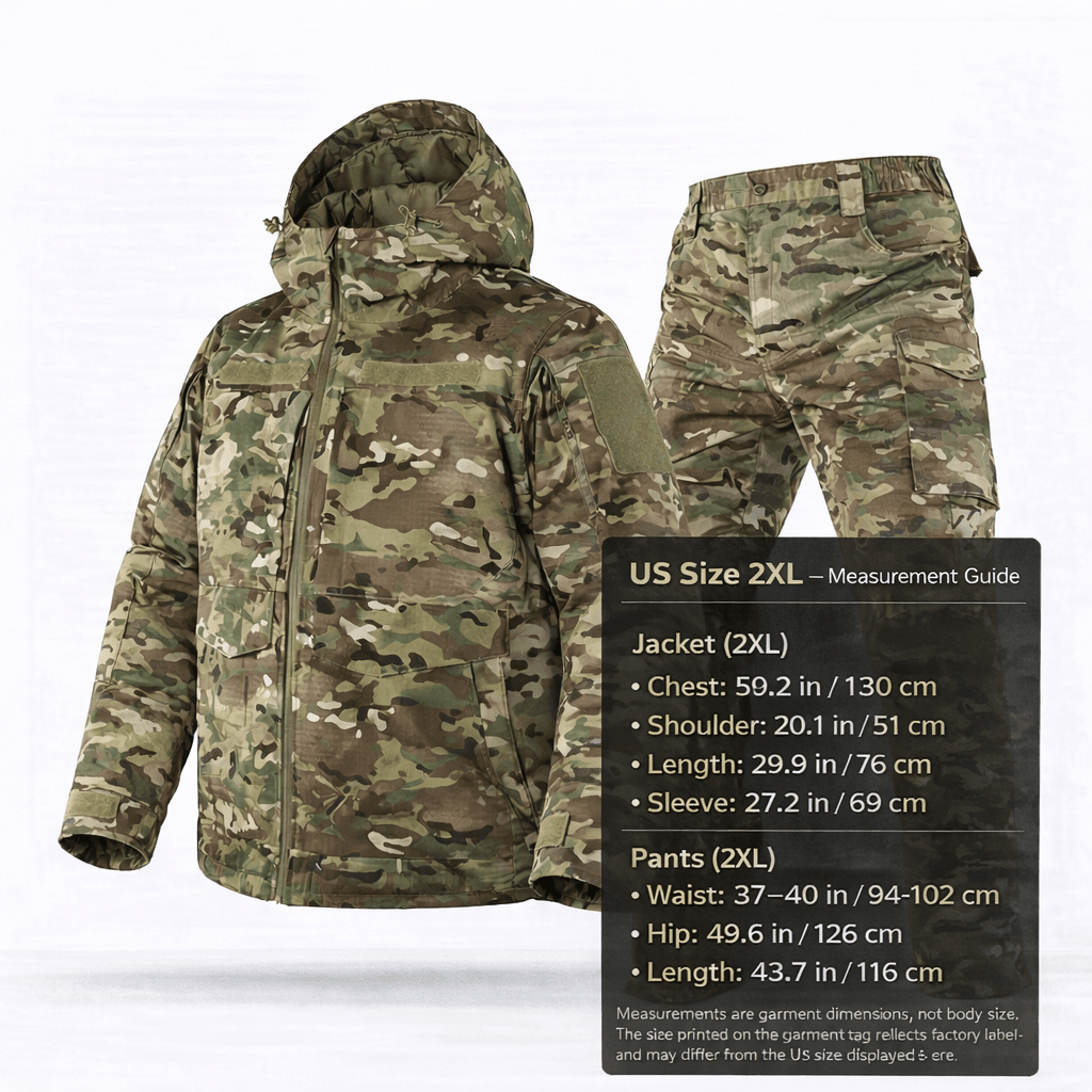 Men's Camo Hunting Clothes – Insulated Jacket & Pants Set, M–4XL | Traverseon
