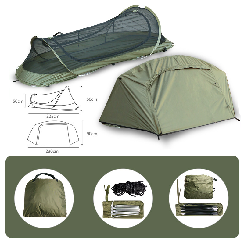1-Person 3s Pop Up 1.5 kg/1.2kg Bivy Tent | Traverseon